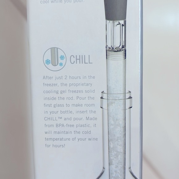 🥂 NWT Host CHILL Wine Chilling Pouring Spout & Stick - Picture 13 of 17